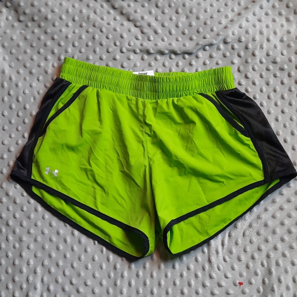 Under Armor Heat Gear running shorts. Womens small